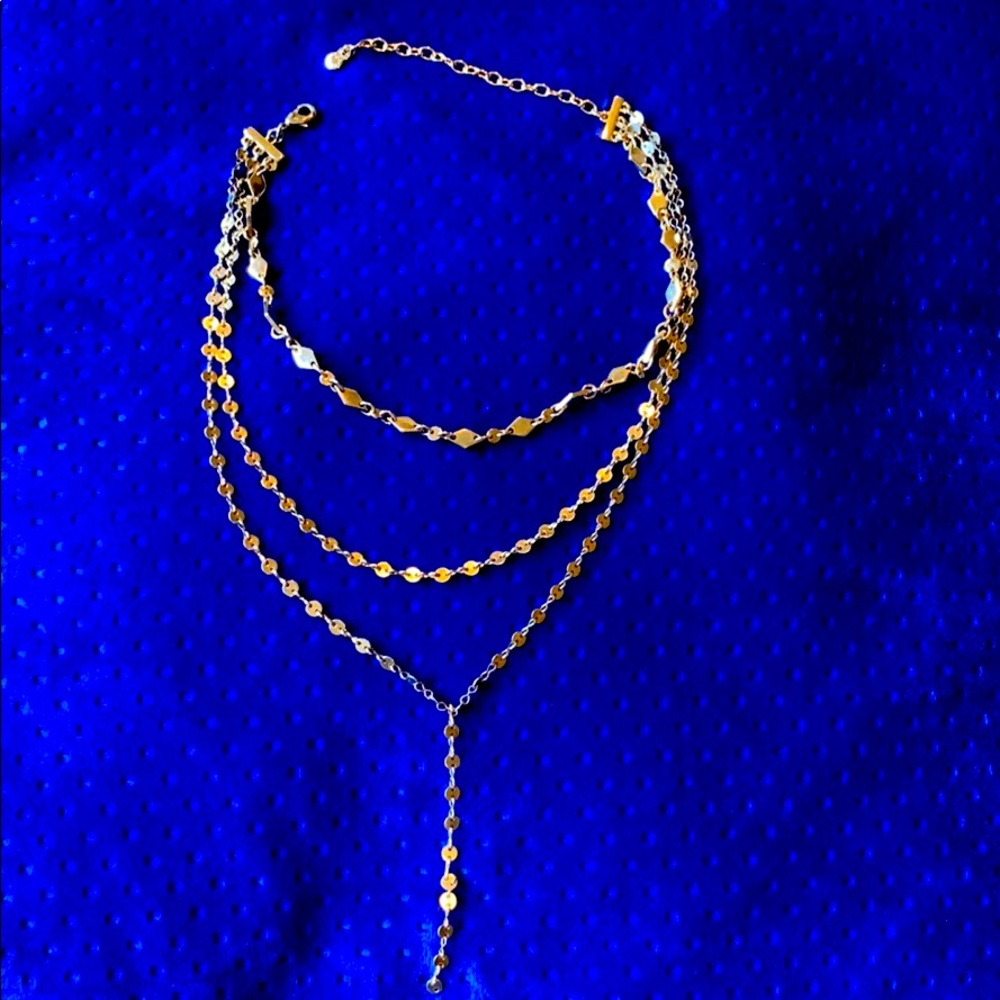 *SOLD* BaubleBar Layered Disc Necklace